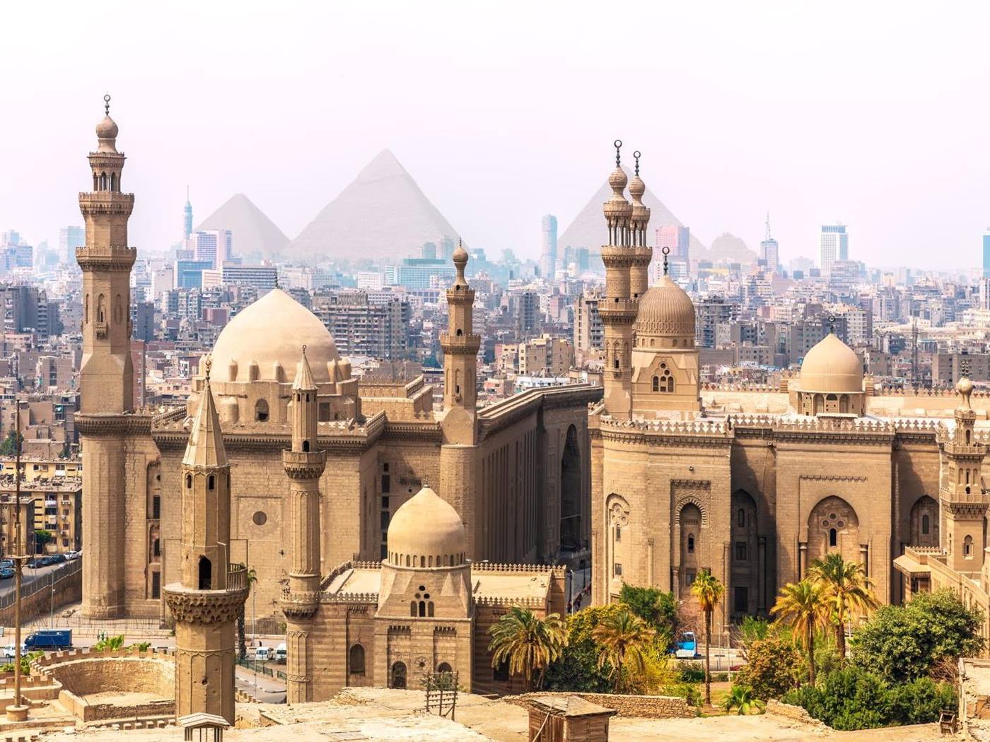 The Mosque-Madrasa of Sultan Hassan: the Mamluk era.
