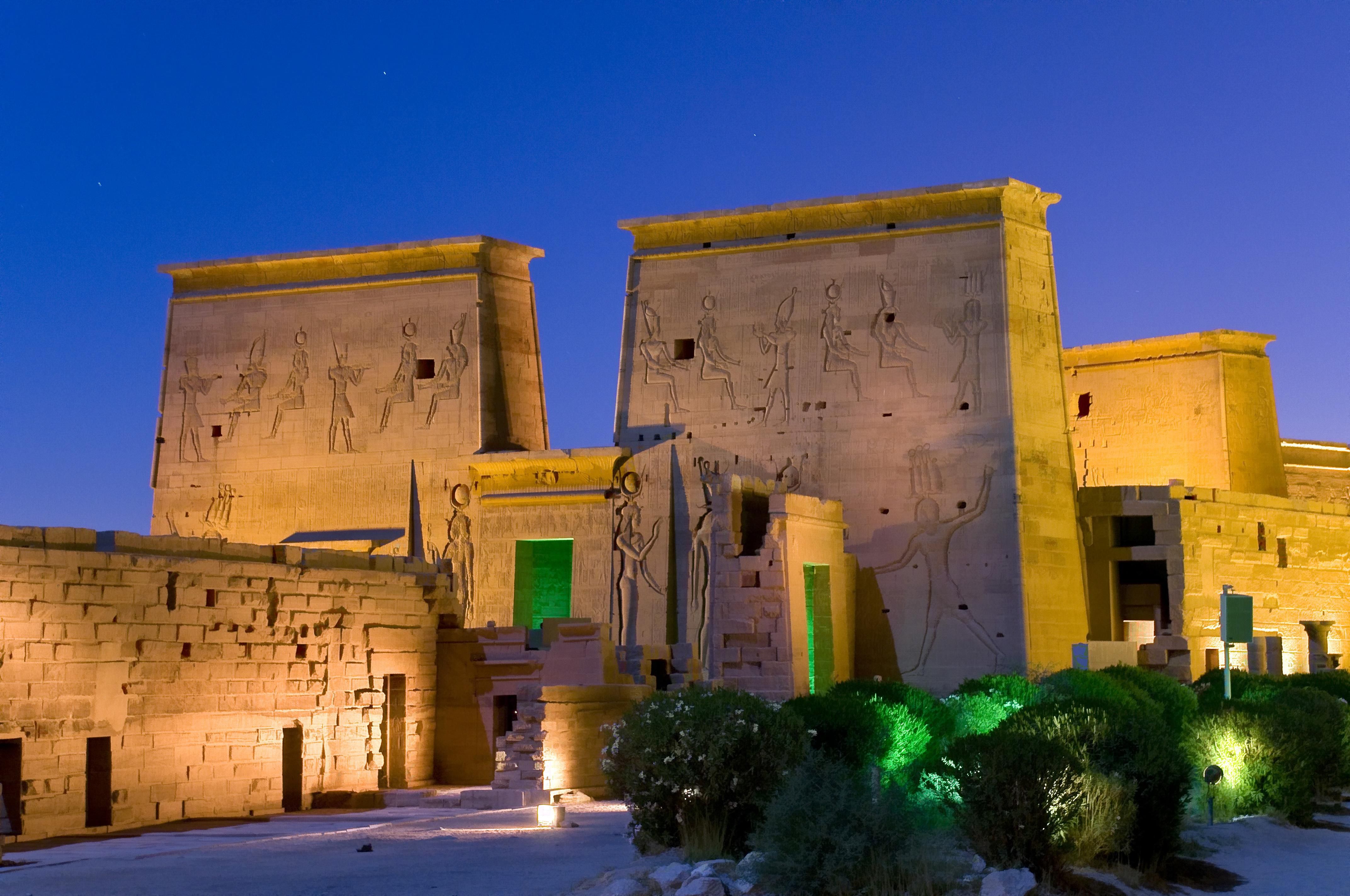 Sound and Light show at Philae Temple