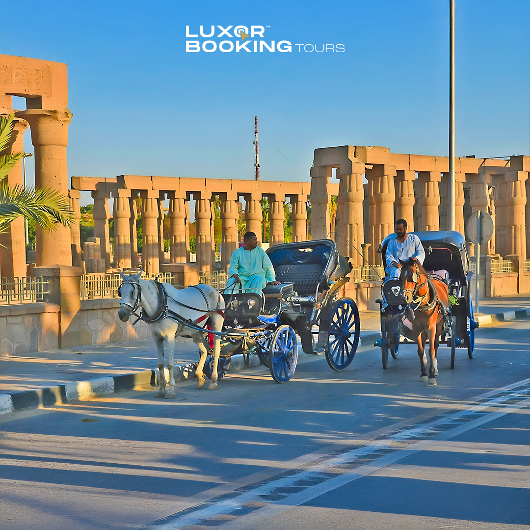 Luxor Market Bazaar with Horse Carriage Ride