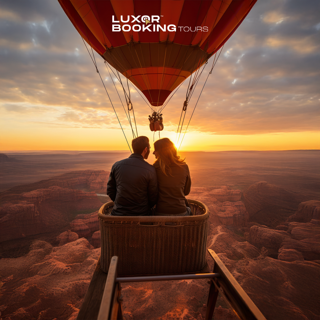 Private Hot Air Balloon Basket Over Luxor